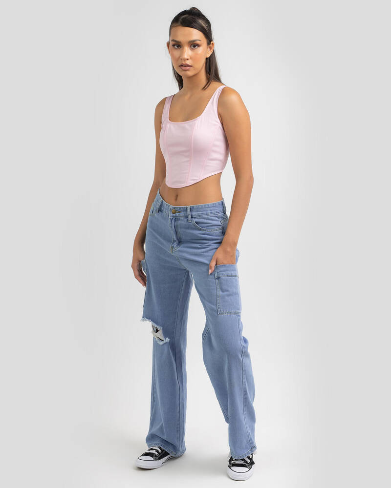 Ava And Ever Montero Corset Top for Womens