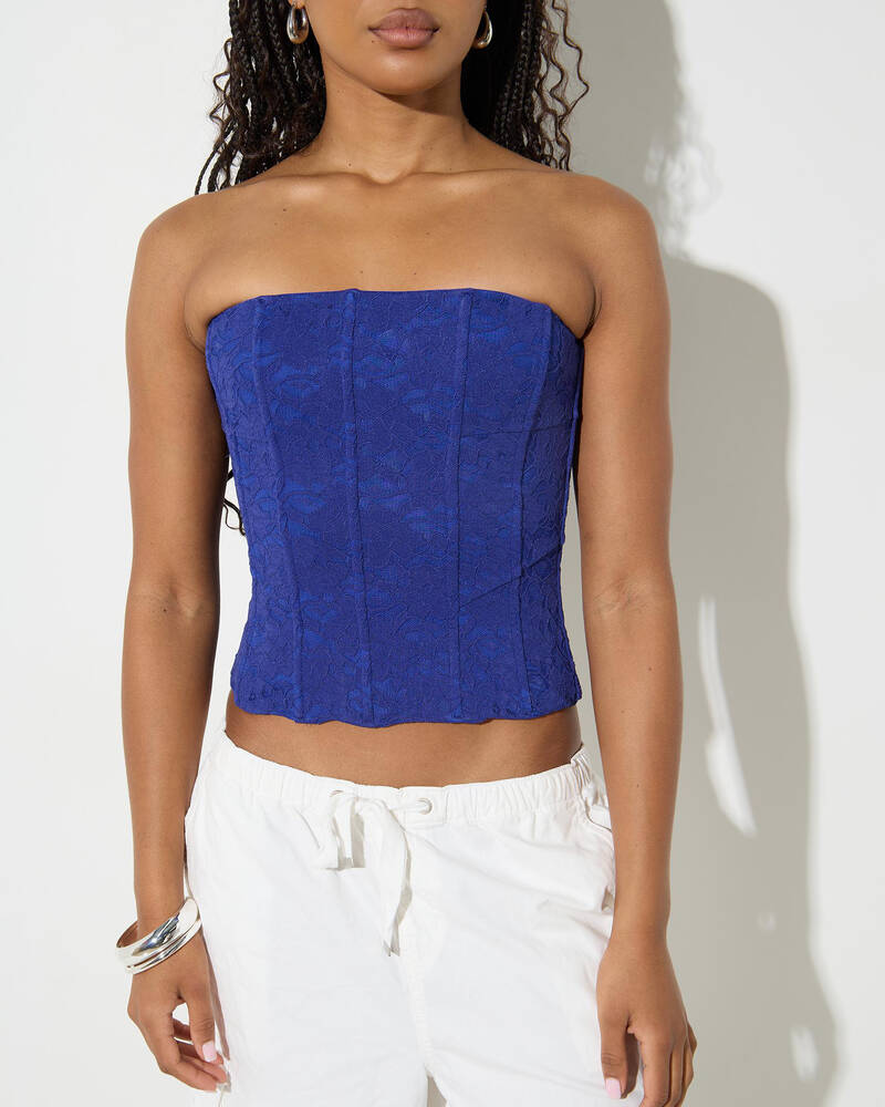 Ava And Ever Meli Lace Corset Top for Womens