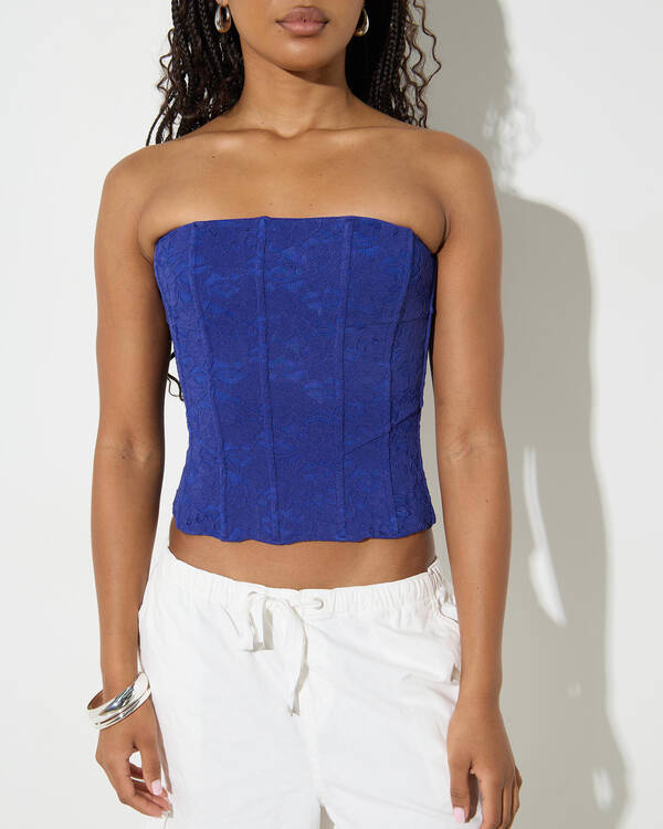 Ava And Ever Meli Lace Corset Top for Womens