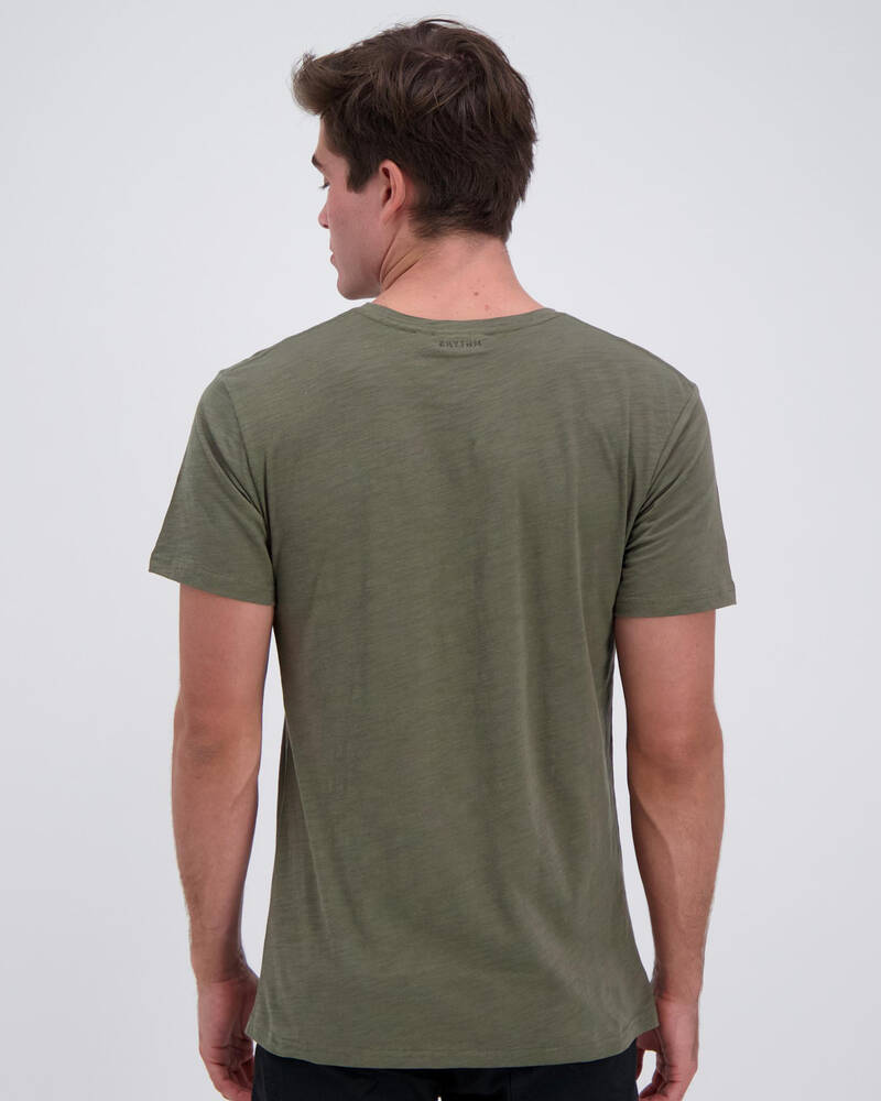 Rhythm Basic Slub T-Shirt for Mens