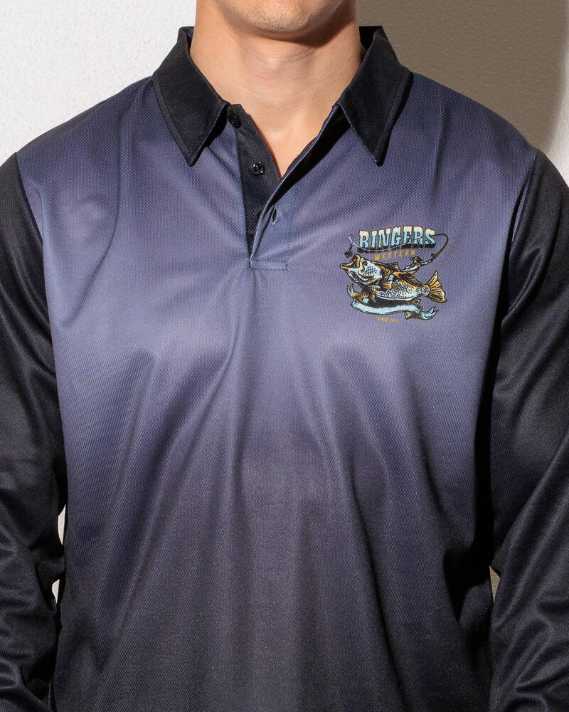 Ringers Western Buckin Barra Fishing Jersey for Mens