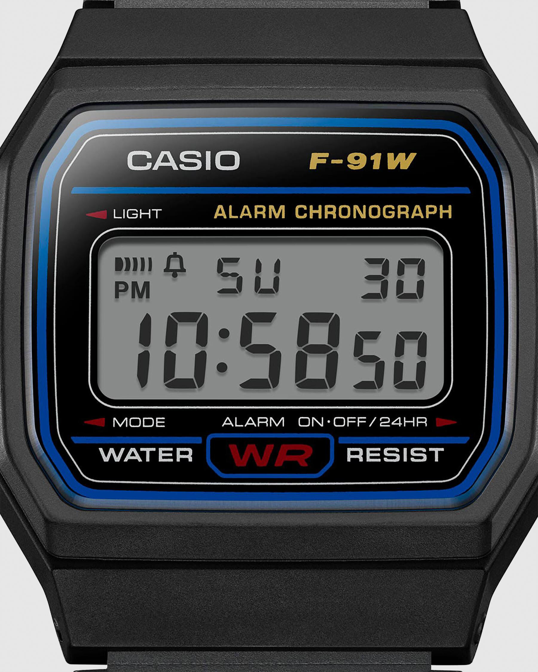 Casio F91W-1 Basic Vintage Watch In 