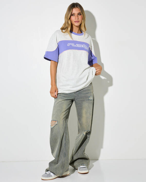 Rusty Kinetic Oversized T-Shirt for Womens