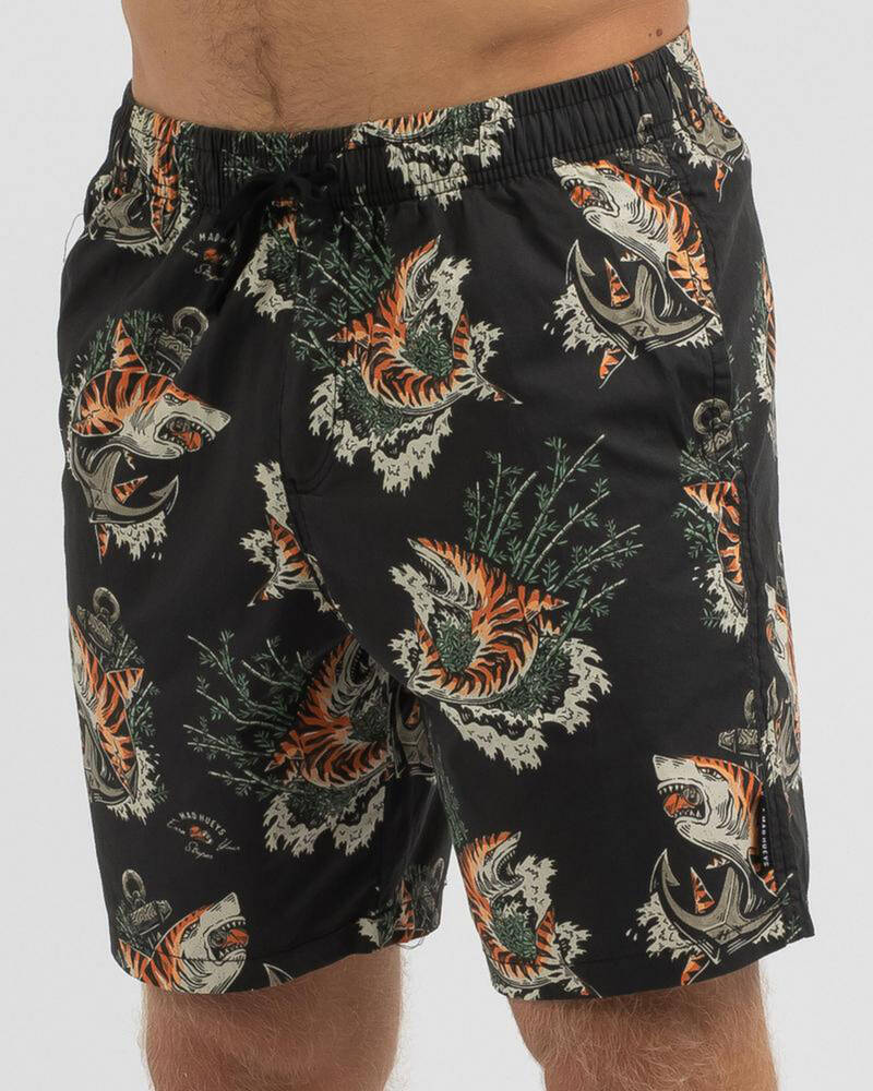 The Mad Hueys Earn Your Stripes Shorts for Mens