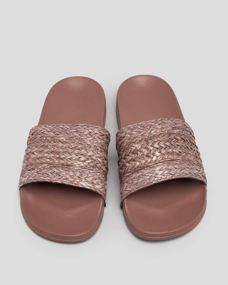 Roxy Womens Roxy Slippy Jute Slide Sandals for Womens