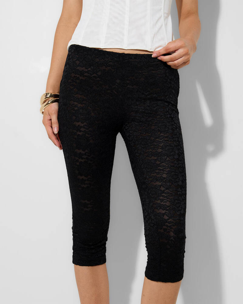 Ava And Ever Marseille Lace Capri Pants for Womens