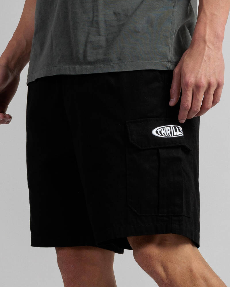 Thrills Bueno Elastic Cargo Shorts for Mens