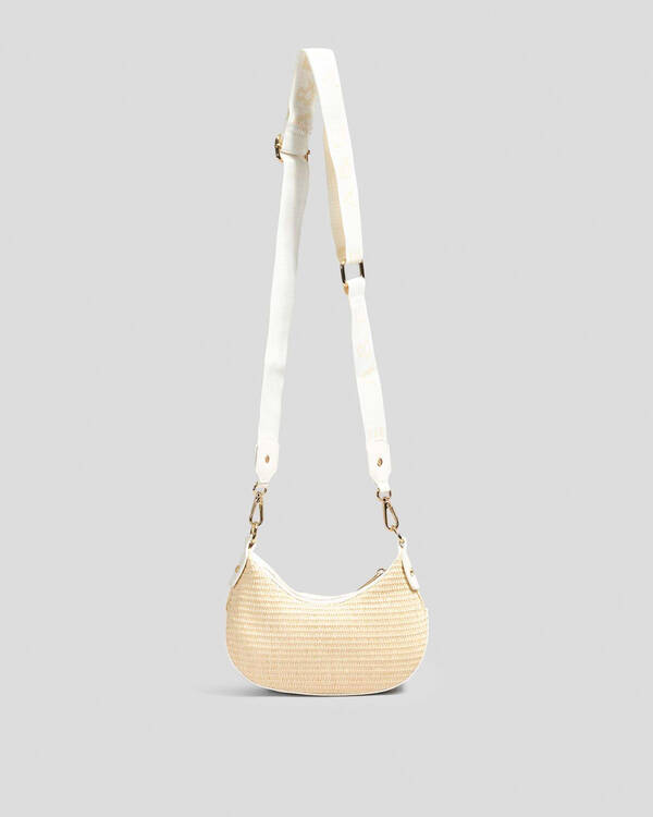 Ava And Ever Sammy Straw Crossbody Bag for Womens