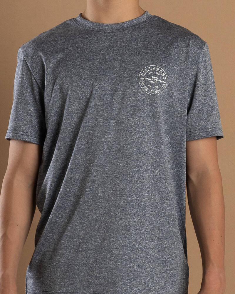 Billabong Boys' Big Wave Daz Short Sleeve Rash Vest for Mens