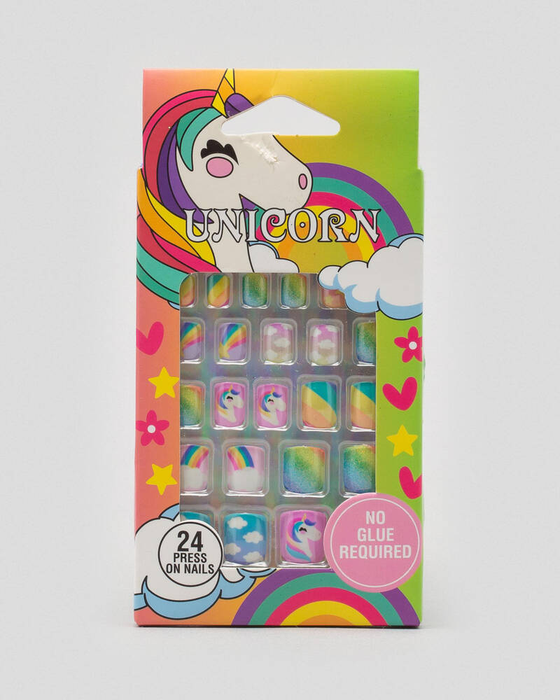 Get It Now Unicorn Stick on Nail Pack for Womens