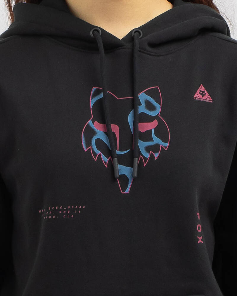 Fox Withered Fleece Pullover Hoodie for Womens