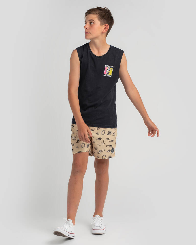 Salty Life Boys' Depths Mully Shorts for Mens