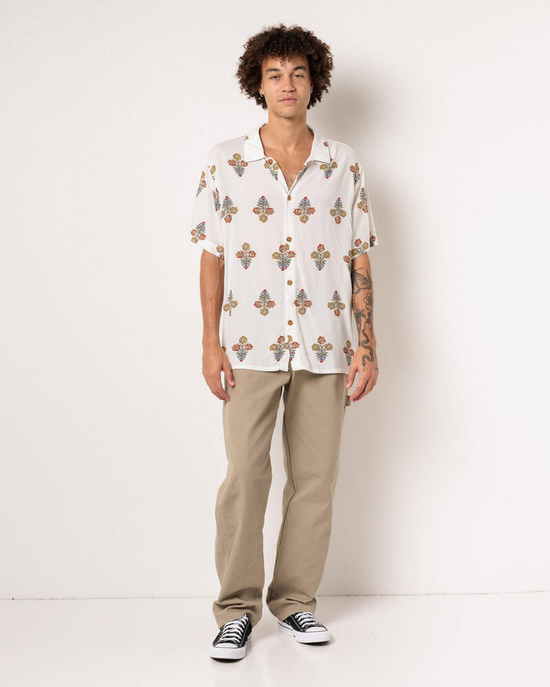 Rhythm Bouquet Short Sleeve Shirt for Mens