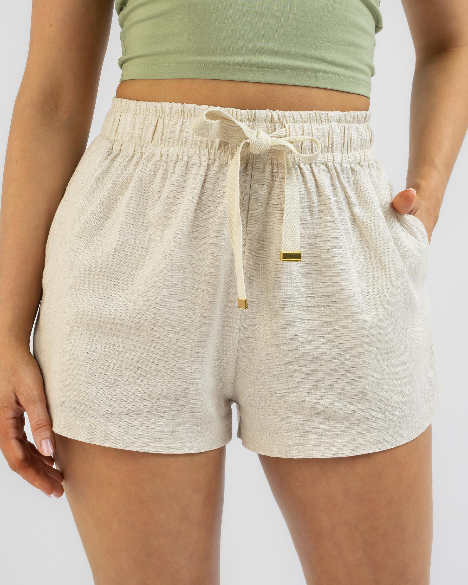 city beach white shorts
