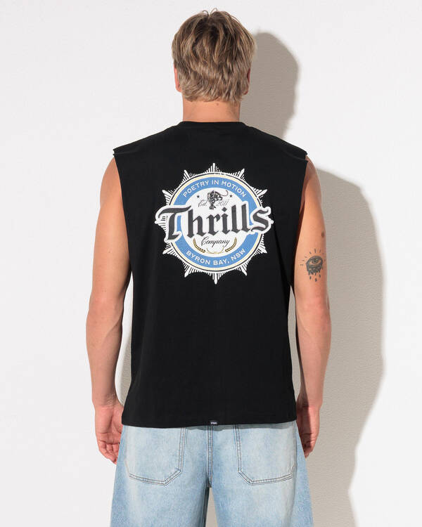 Thrills Twist Off Merch Muscle Tank for Mens