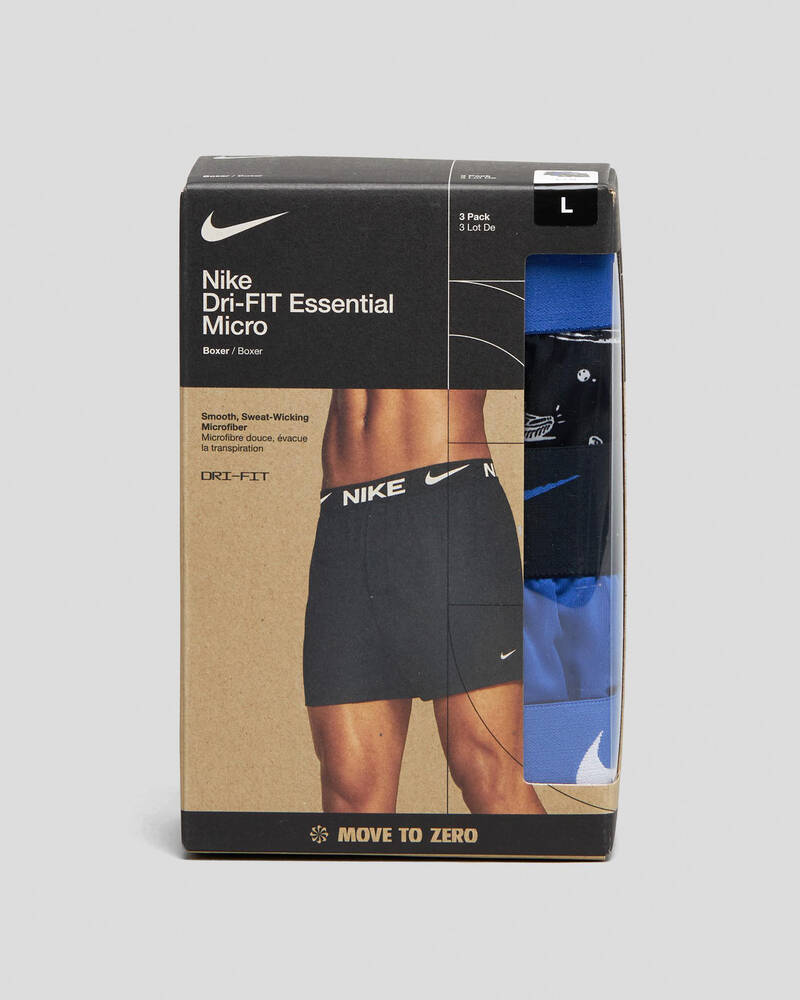 Nike Essential Micro Knit Boxer 3 Pack for Mens