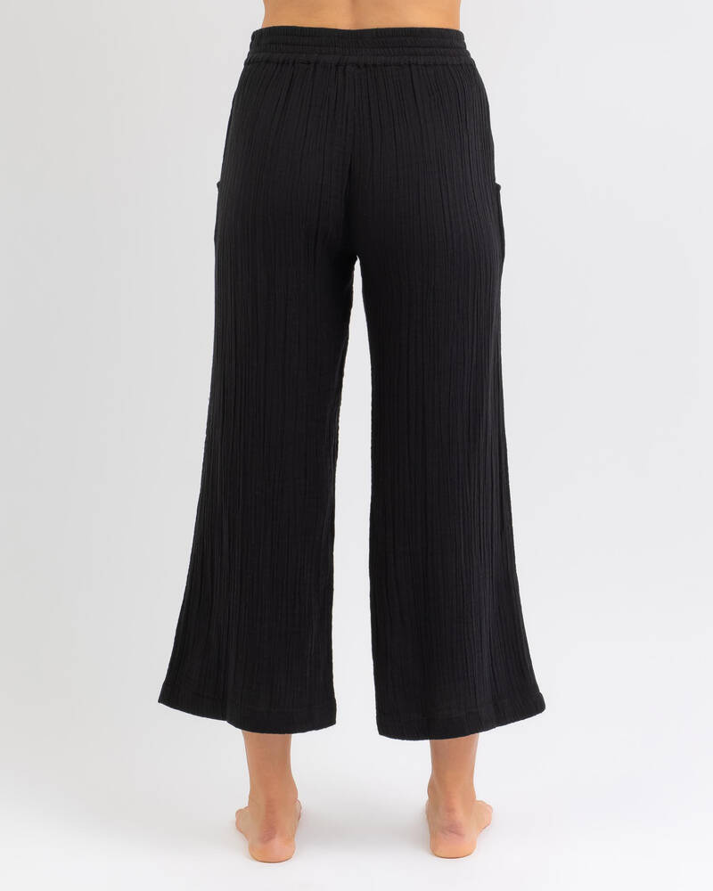 Shop Rip Curl Premium Surf Beach Pants In Black Fast Shipping & Easy