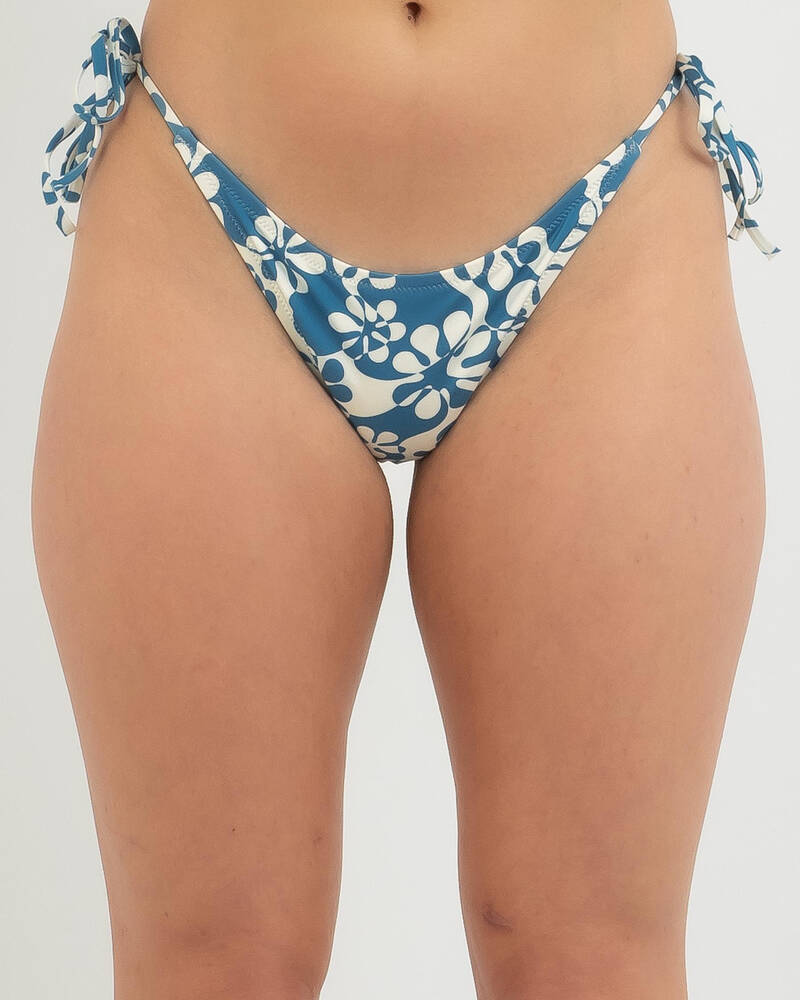 Rhythm Drifter High Cut Tie Side Bikini Bottom for Womens