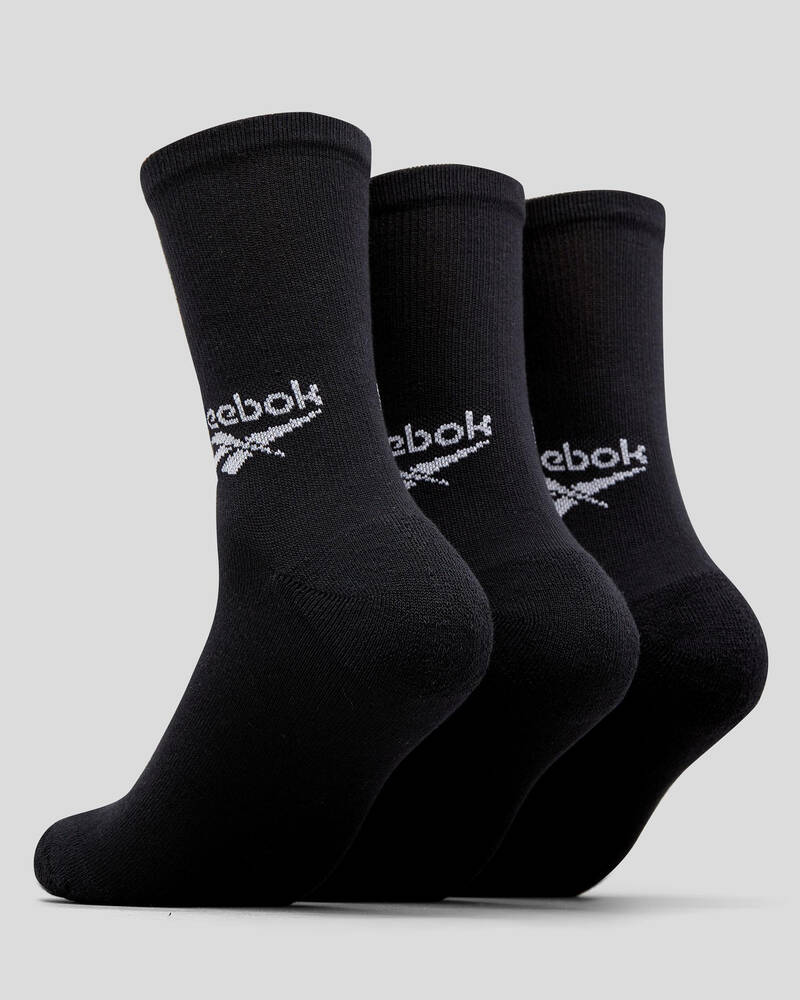 Reebok Classics Foundation Crew Socks 3 Pack for Mens