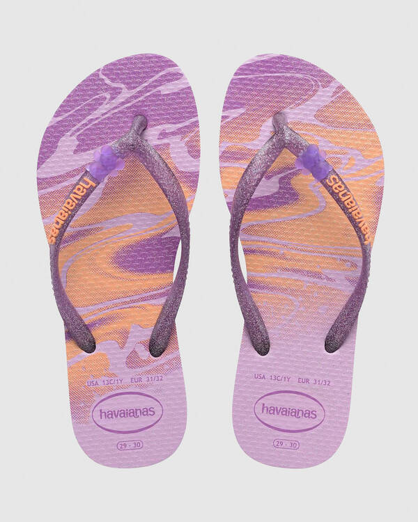 Kids' Slim Glitter Thongs