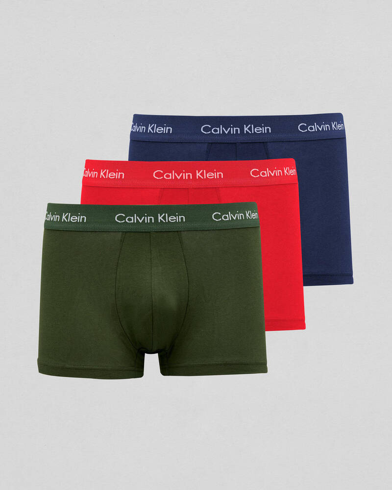 Calvin Klein Cotton Stretch Low Rise Trunk 3pk for Mens