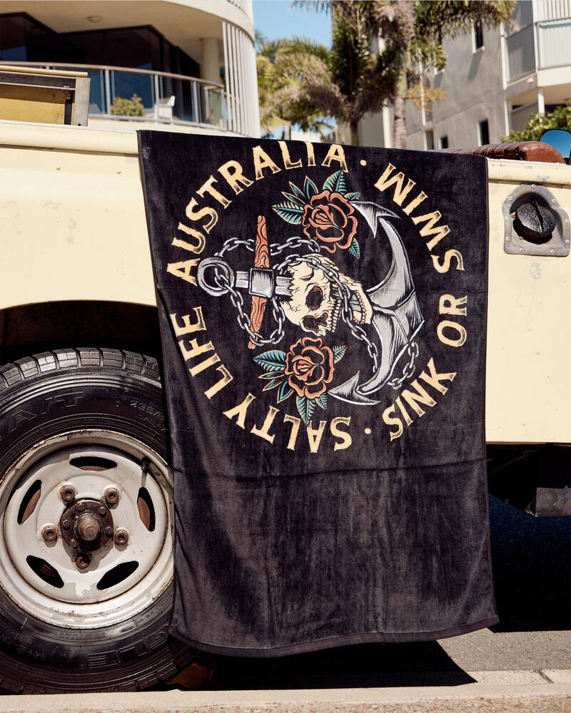 Salty Life Sink Or Swim Beach Towel for Mens