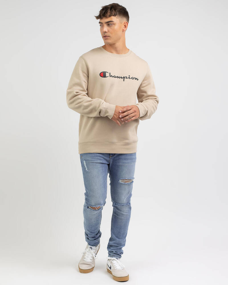 Champion Logo Crew Sweatshirt for Mens