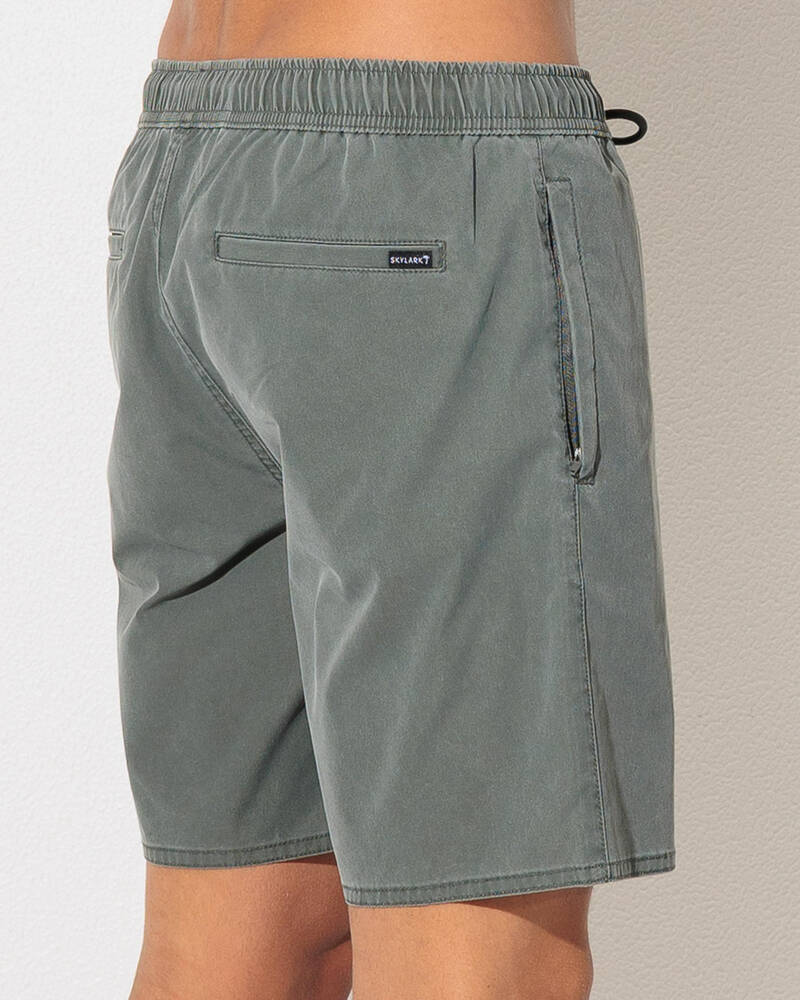 Skylark Reef Elastic Waist Shorts for Mens