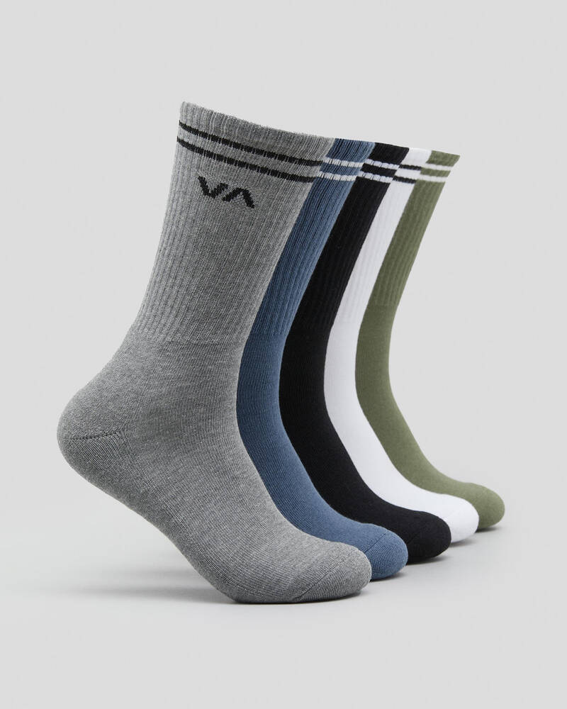 RVCA Union Socks 5 Pack for Mens