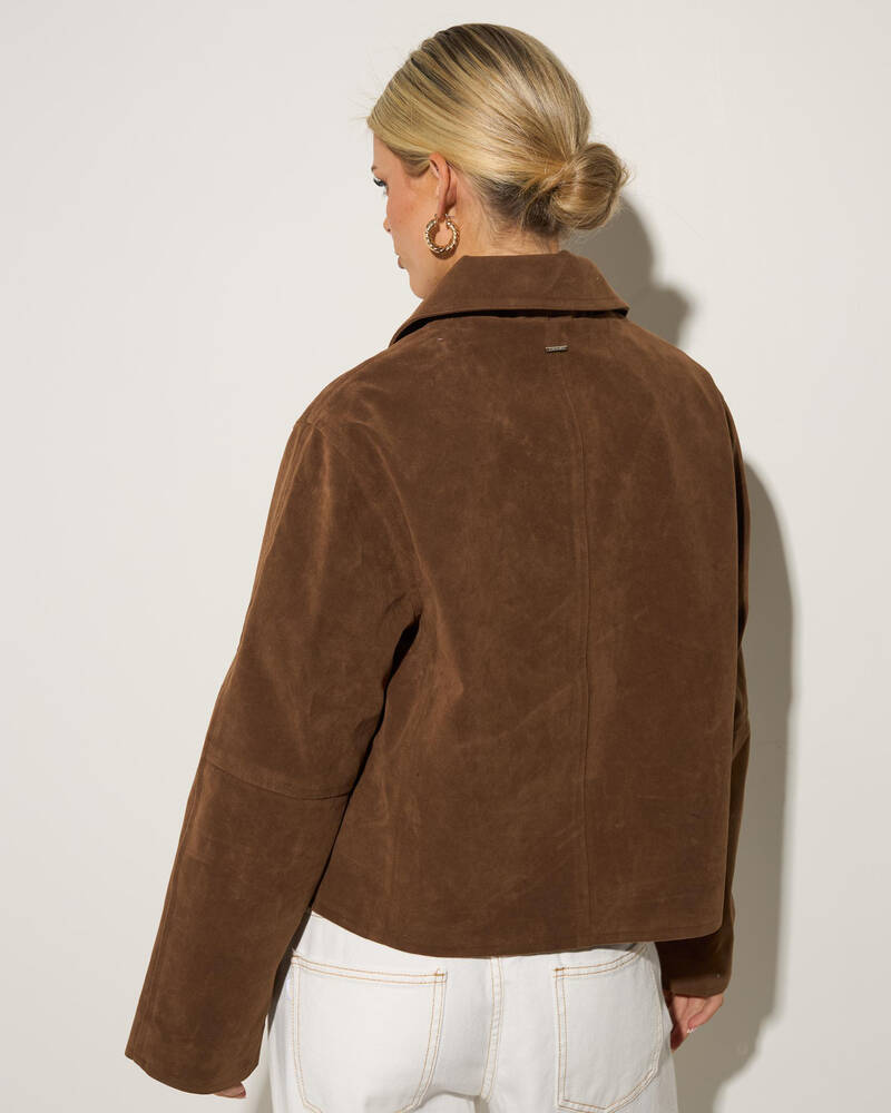 Ava And Ever Mustang Faux Suede Jacket for Womens