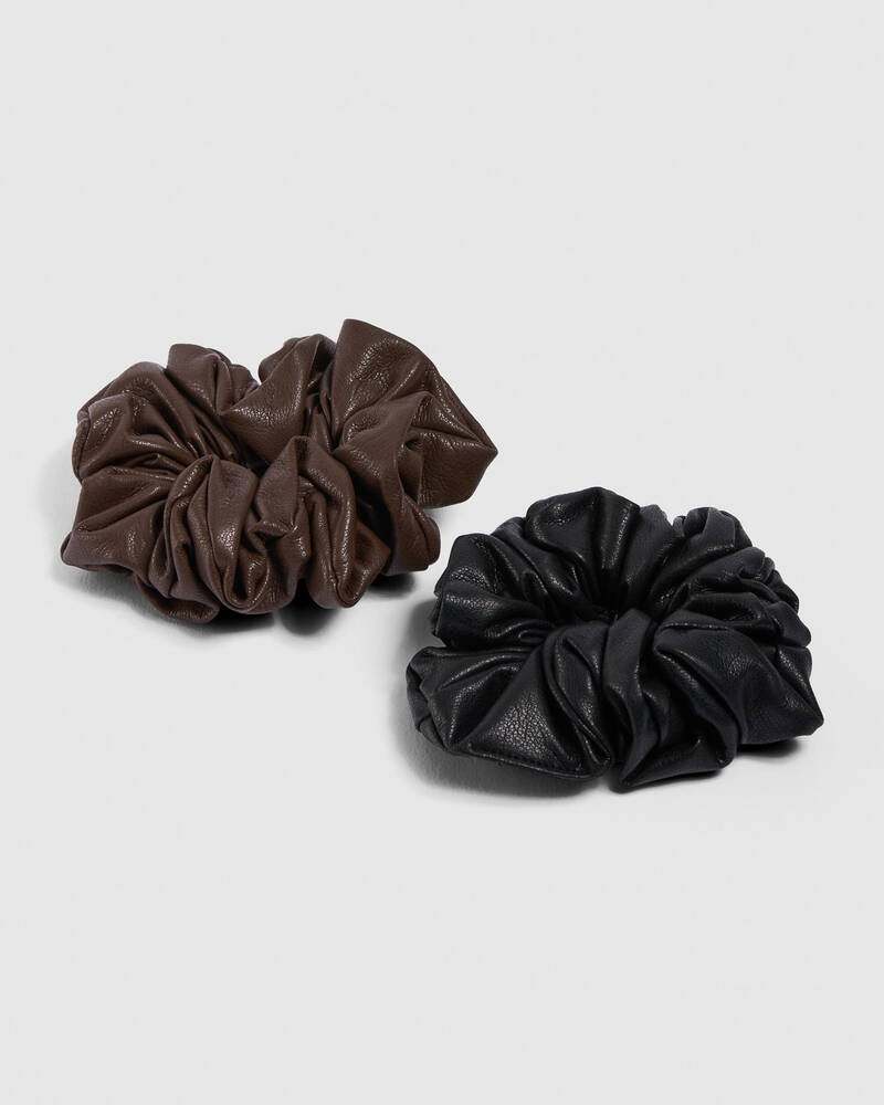 Karyn In LA Leather Scrunchie Pack for Womens