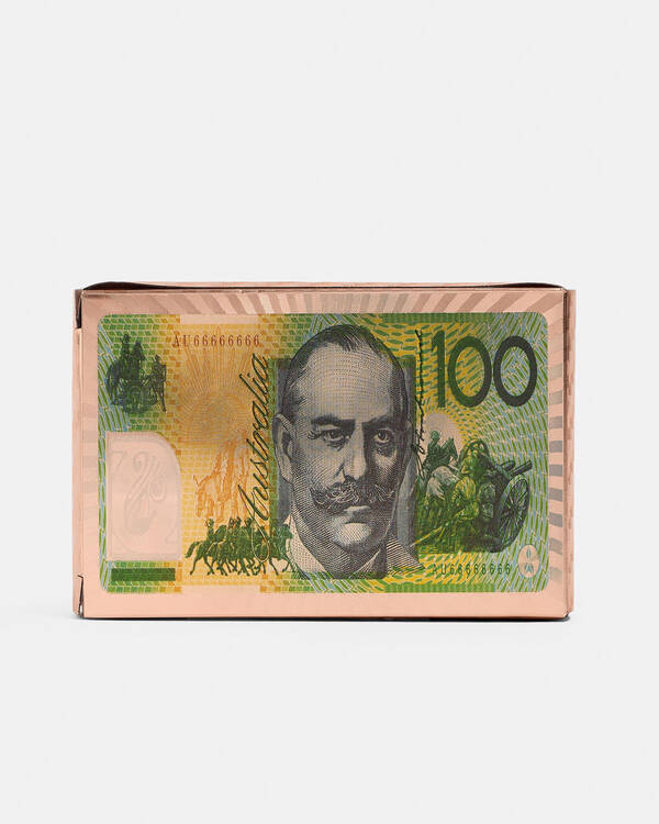 Rose Gold Foil Aussie $100 Card Pack