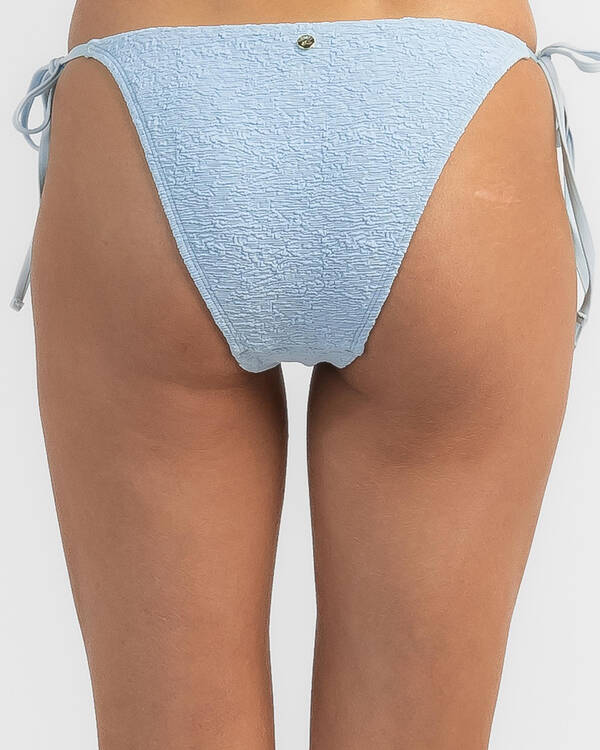 Rusty Sandalwood Midi Side Tie Bikini Bottom for Womens