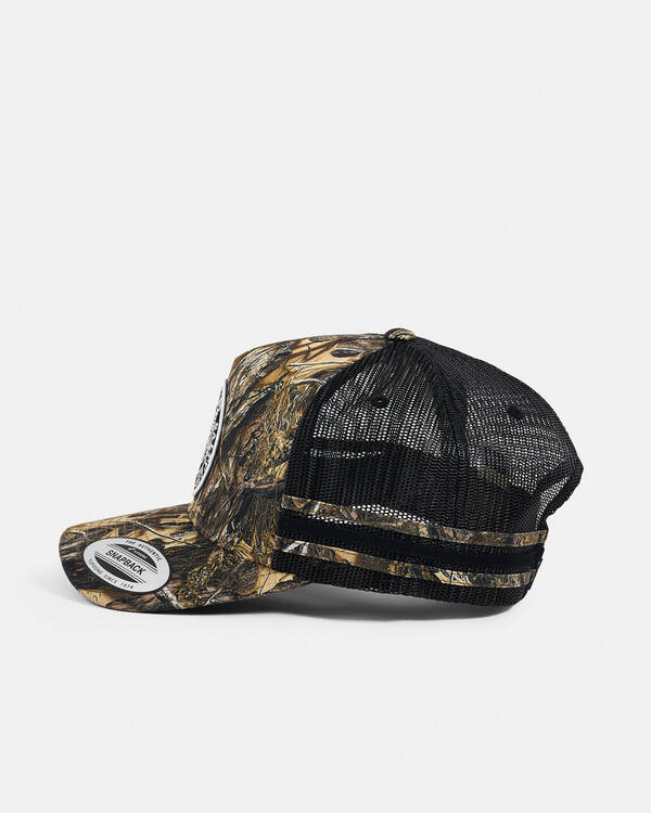 Salty Life Once Bitten Bullseye Trucker Cap for Mens
