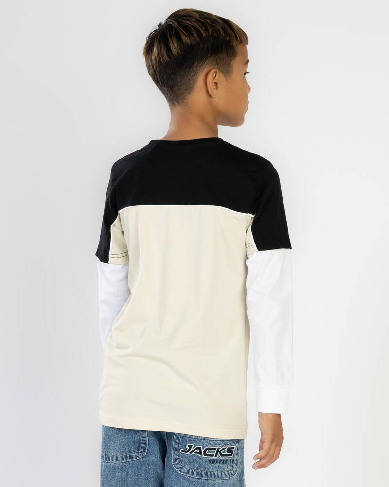 Jacks Boys' Cloudline Layered Long Sleeve T-Shirt for Mens