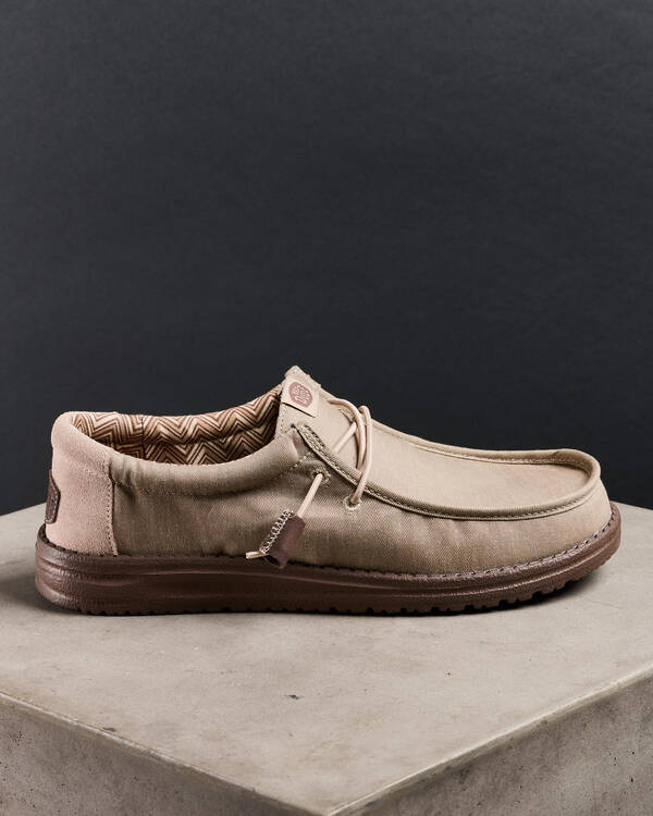 Wally Stretch Canvas Block Shoes