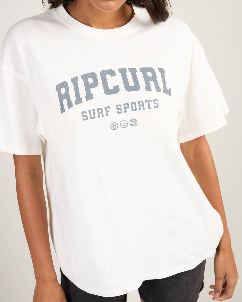 Rip Curl Varsity Sports Heritage T-Shirt for Womens