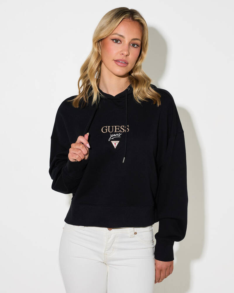 GUESS Baker Cropped Hoodie for Womens
