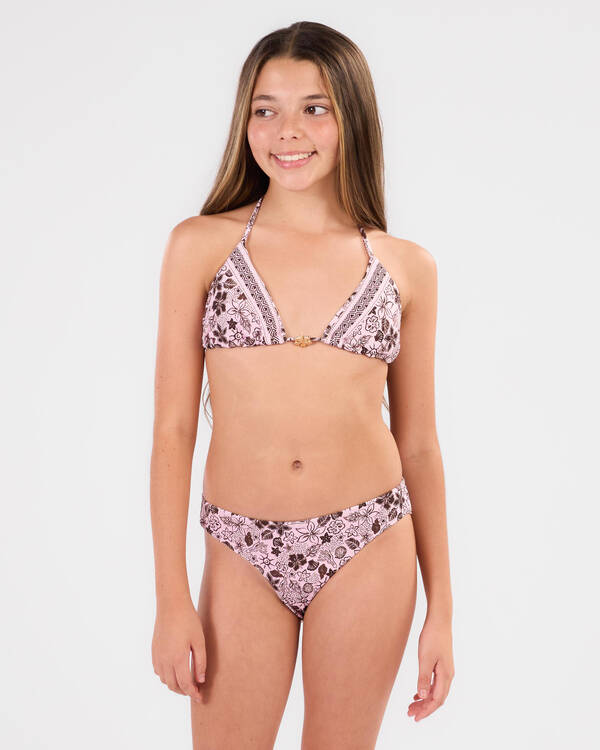 Topanga Girls' Coconut Cove Triangle Bikini Set for Womens