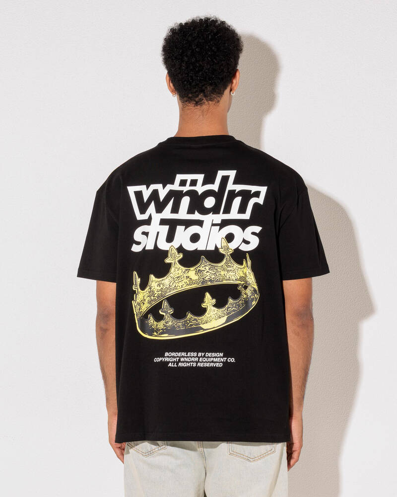 Wndrr Rule Box Fit T-Shirt for Mens