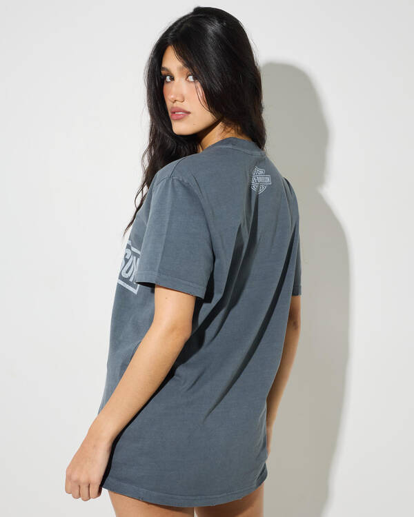 Kiss Chacey Harley Davidson Downshift Relaxed T-Shirt for Womens