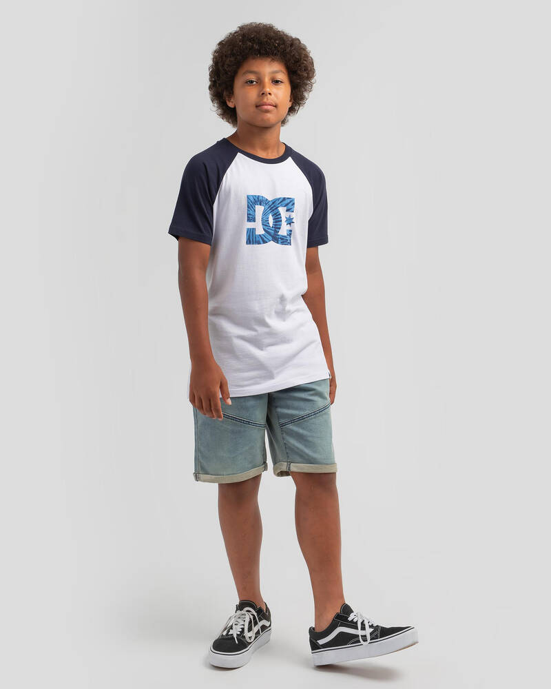 DC Shoes Boys' Star Raglan T-Shirt for Mens