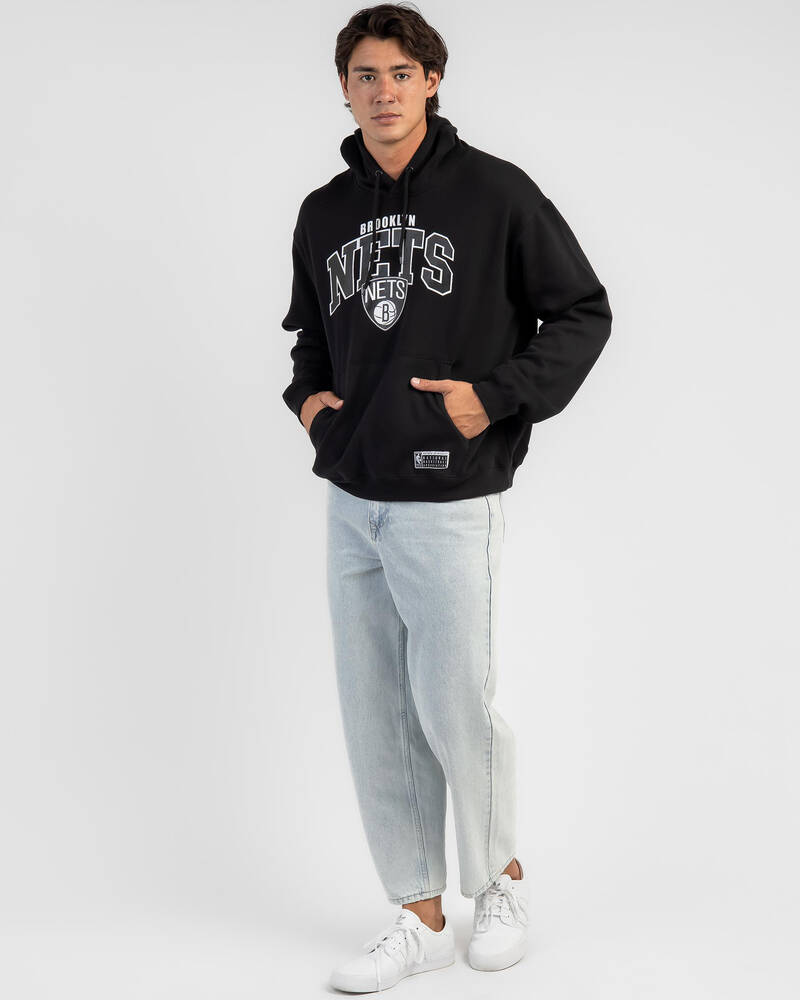 Majestic Brooklyn Nets Arch Hoodie for Mens