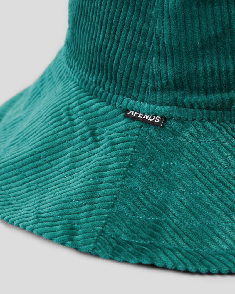 Afends Blanca Recycled Cord Bucket Hat for Womens