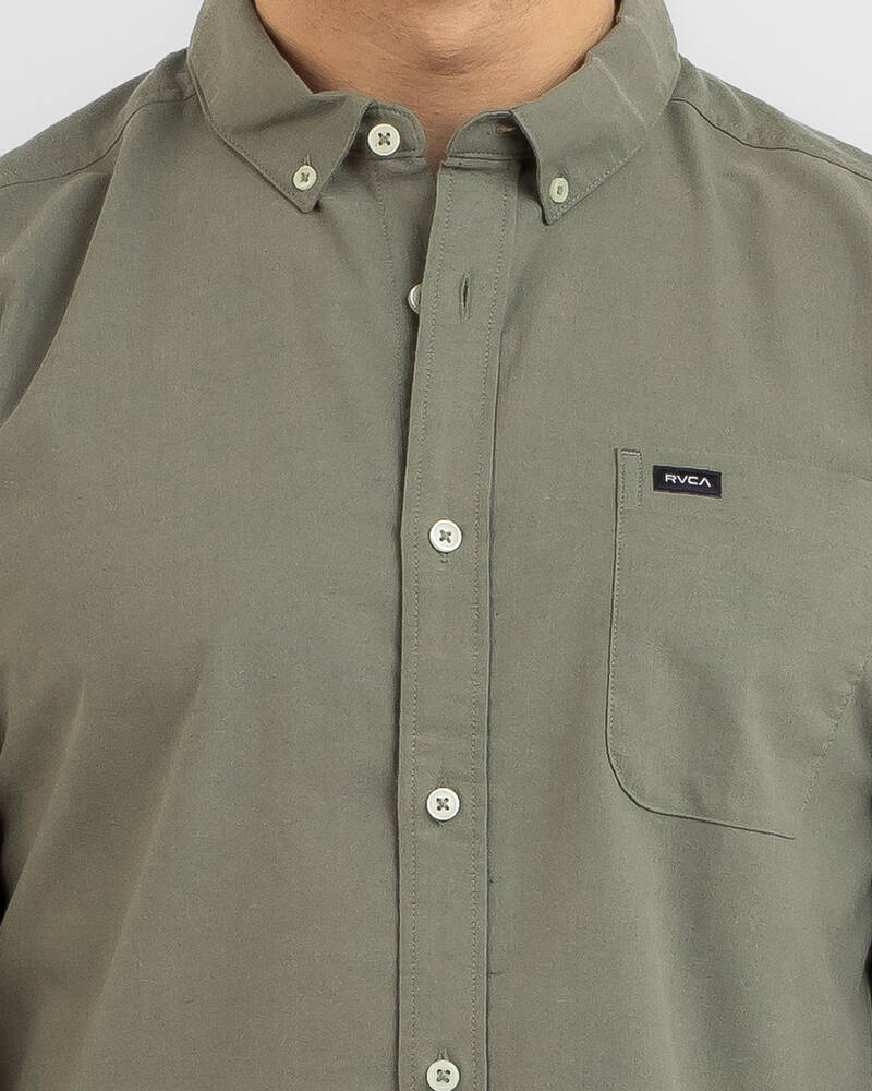 RVCA That'll Do Stretch Long Sleeve Shirt for Mens