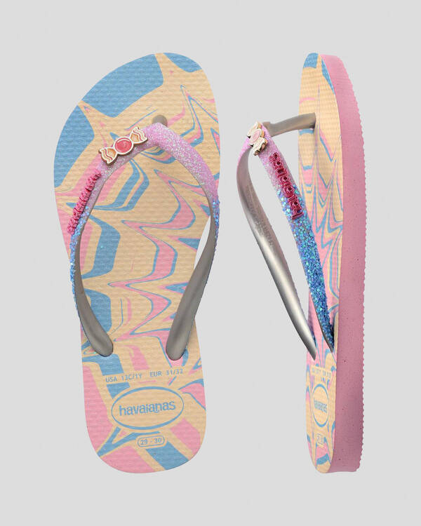 Havaianas Kids' Slim Glitter Thongs for Womens