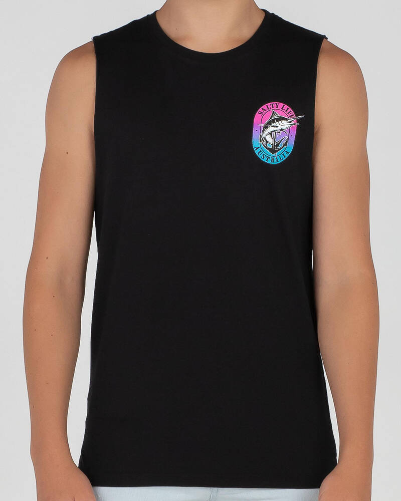 Salty Life Boys' Cheers Muscle Tank for Mens