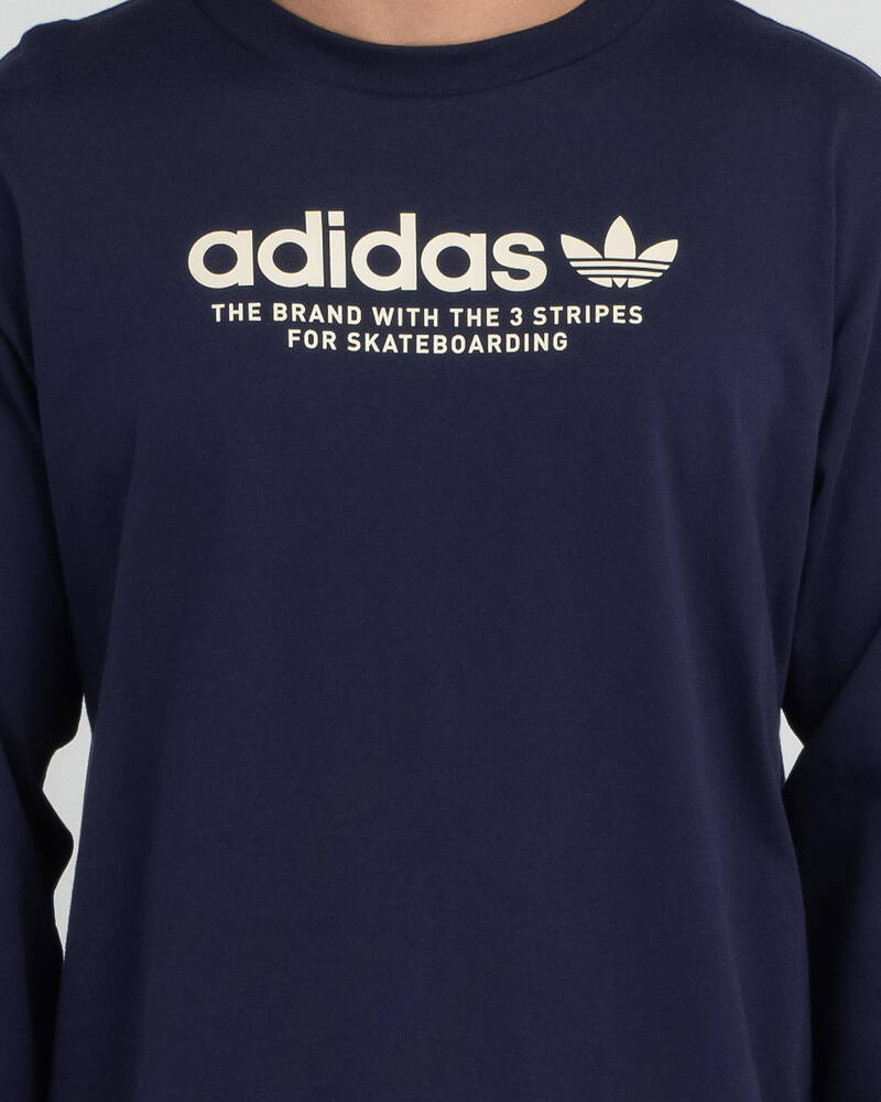 adidas 4.0 Logo Long Sleeve T-Shirt for Mens