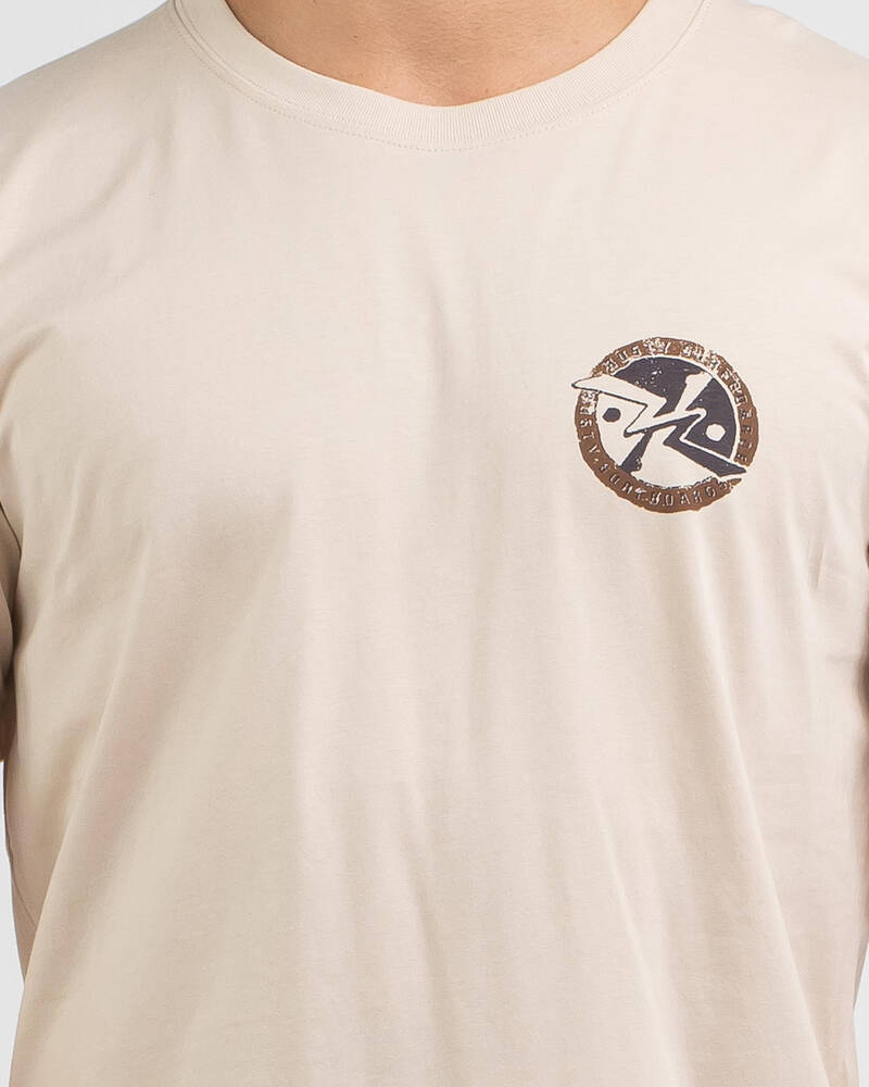Rusty Yin & Yang Short Sleeve T-Shirt for Mens