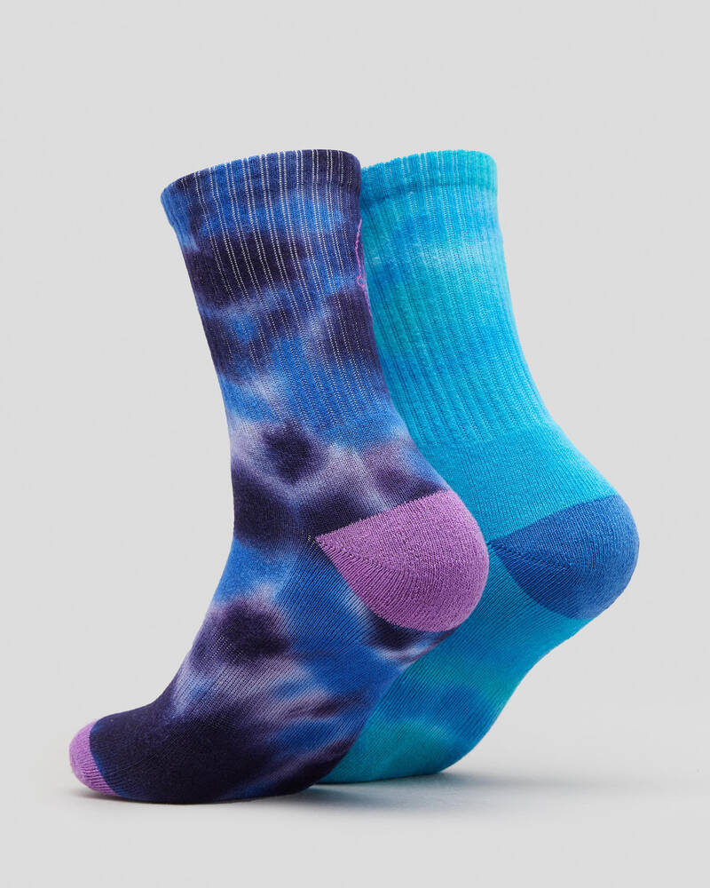 Santa Cruz Boys' Opus Dot Crew Socks 2 Pack for Mens